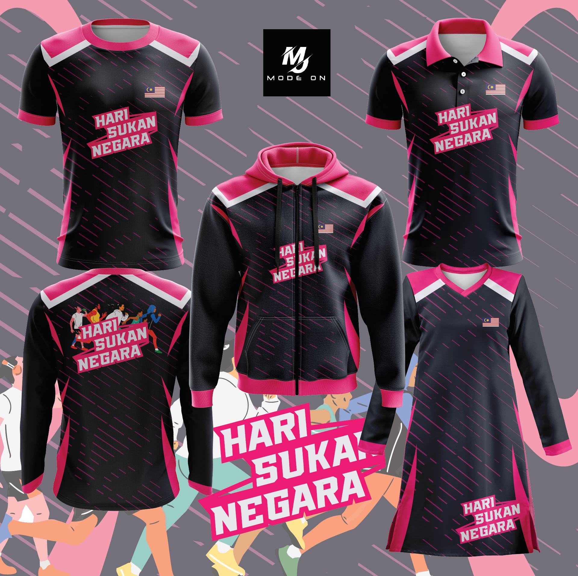 Limited Edition HARI SUKAN NEGARA Jersey and Jacket #15