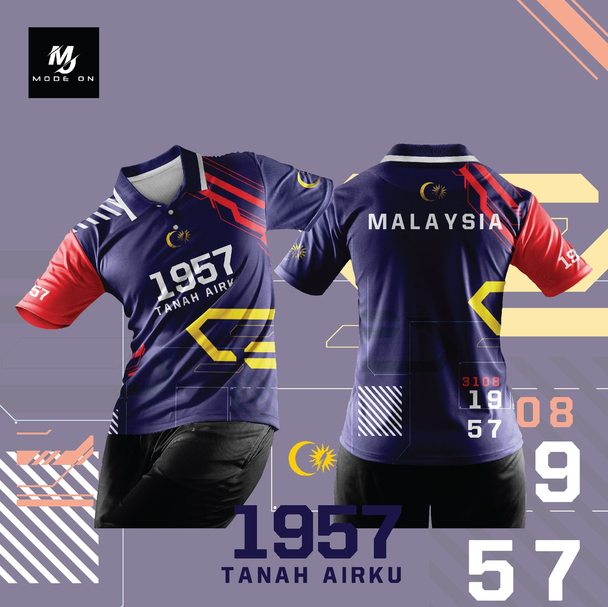Limited Edition Merdeka Jersey and Jacket #20 – Mode On Shop