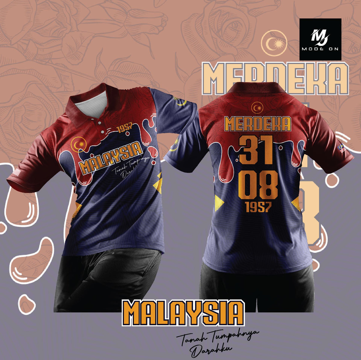 Limited Edition Merdeka Jersey and Jacket #30 – Mode On Shop