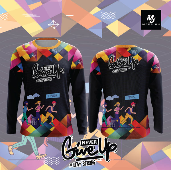 Limited Edition NEVER GIVE UP Jersey and Jacket #10