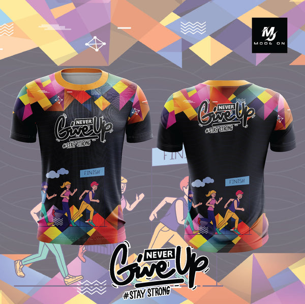 Limited Edition NEVER GIVE UP Jersey and Jacket #10