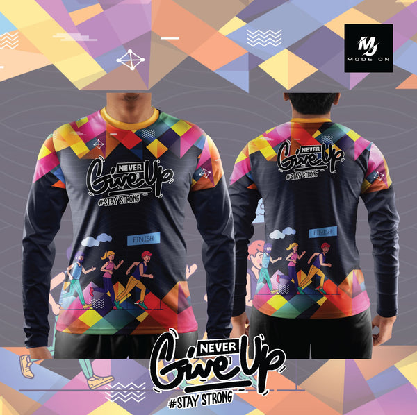 Limited Edition NEVER GIVE UP Jersey and Jacket #10