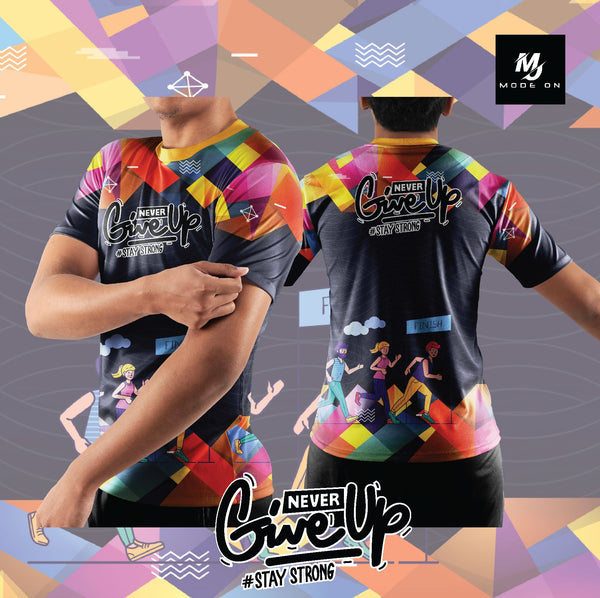 Limited Edition NEVER GIVE UP Jersey and Jacket #10