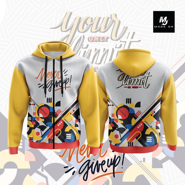 Limited Edition NEVER GIVE UP Jersey and Jacket #11