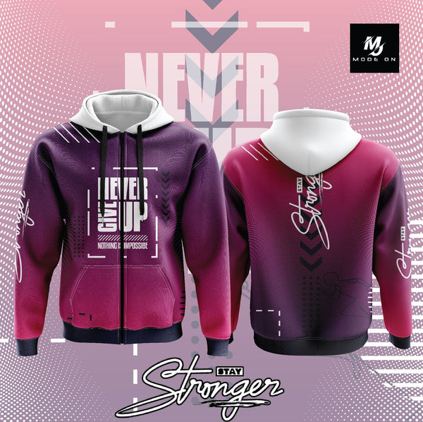 Limited Edition NEVER GIVE UP Jersey and Jacket