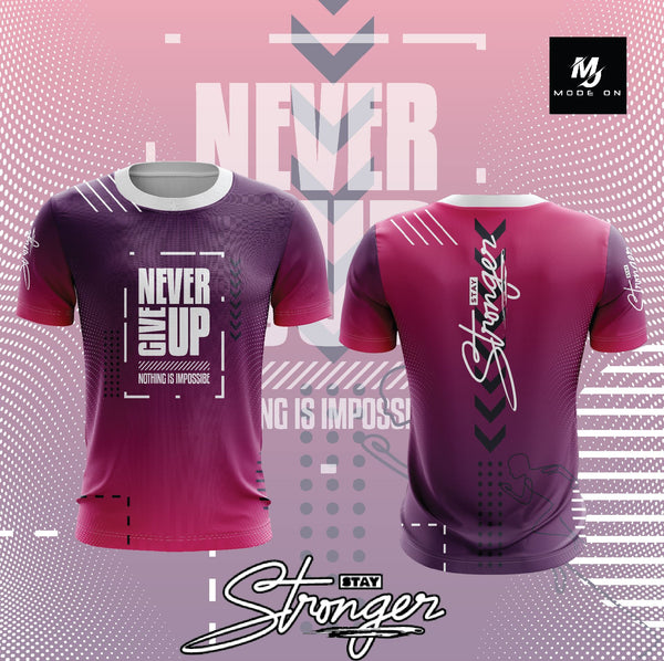 Limited Edition NEVER GIVE UP Jersey and Jacket