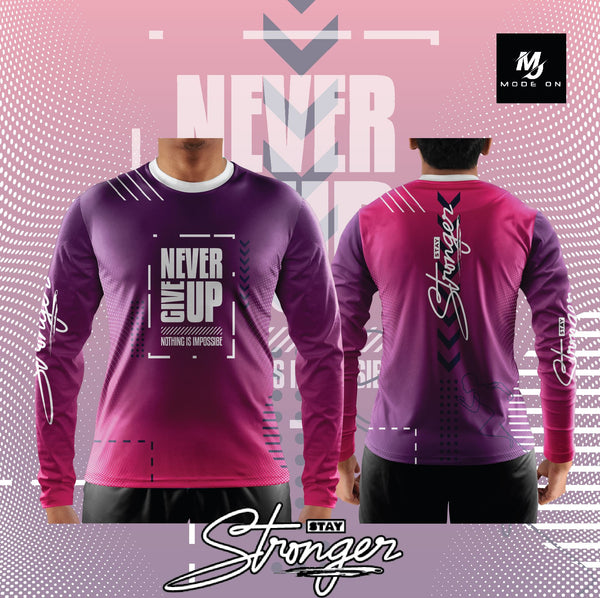 Limited Edition NEVER GIVE UP Jersey and Jacket