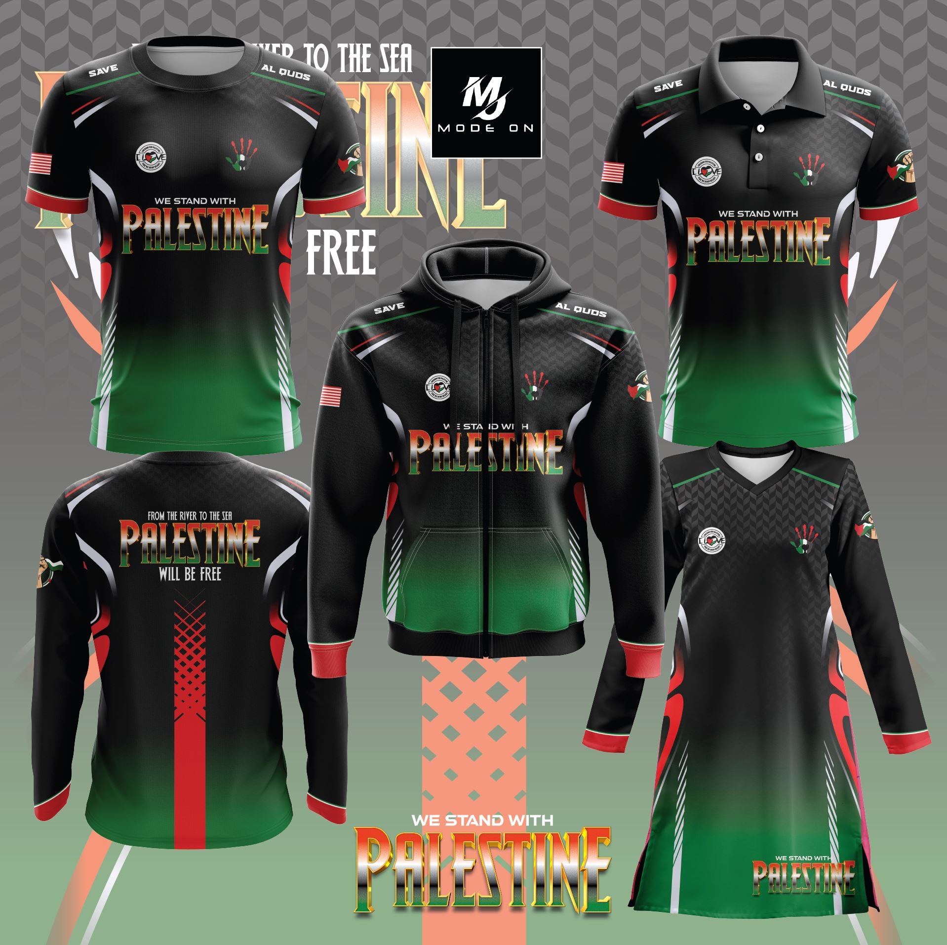 Limited Edition Palestine Jersey and Jacket #02