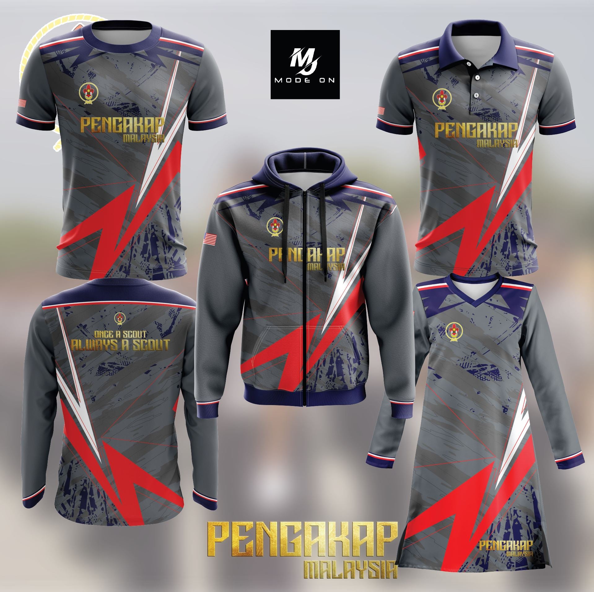 Limited Edition PENGAKAP Malaysia Jersey and Jacket