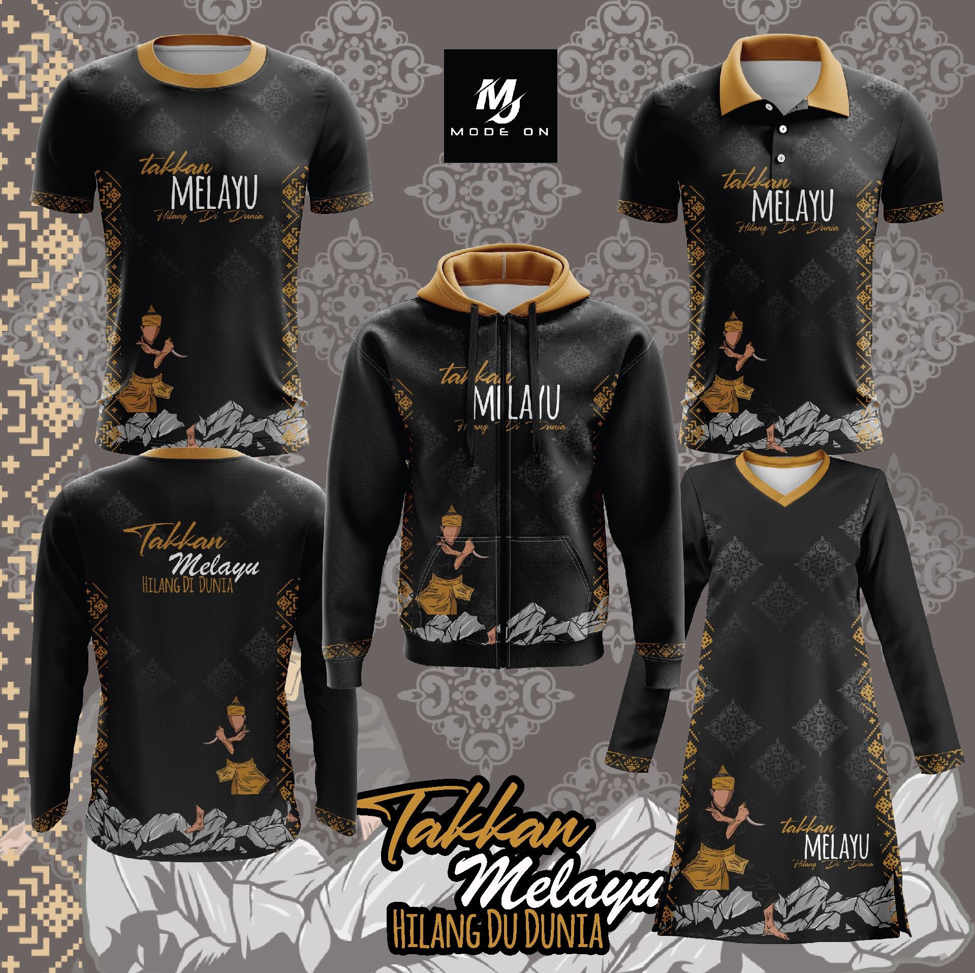 Limited Edition TAKKAN MELAYU Jersey and Jacket #03