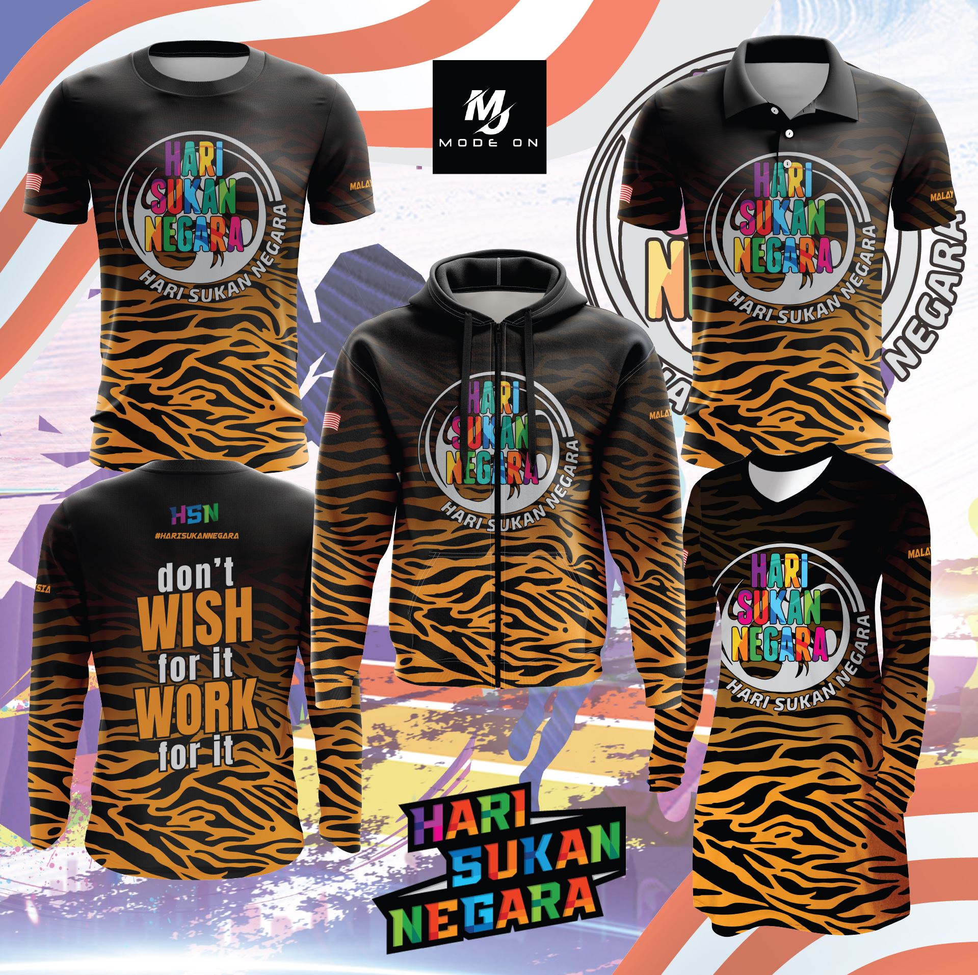 Limited Edition Hari Sukan Negara Jersey and Jacket #02