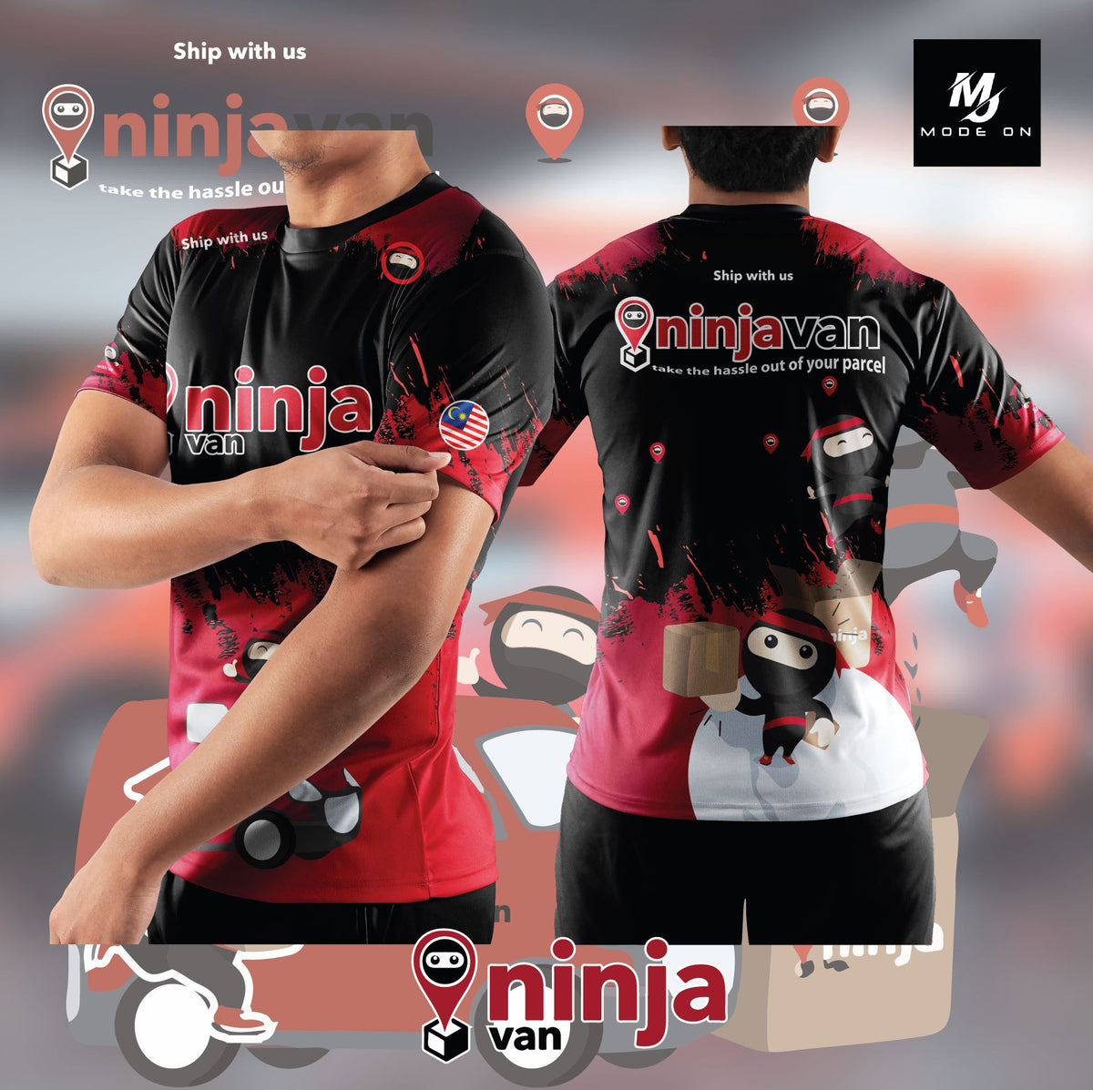 Limited Edition NinjaVan Jersey and Jacket – Mode On Shop