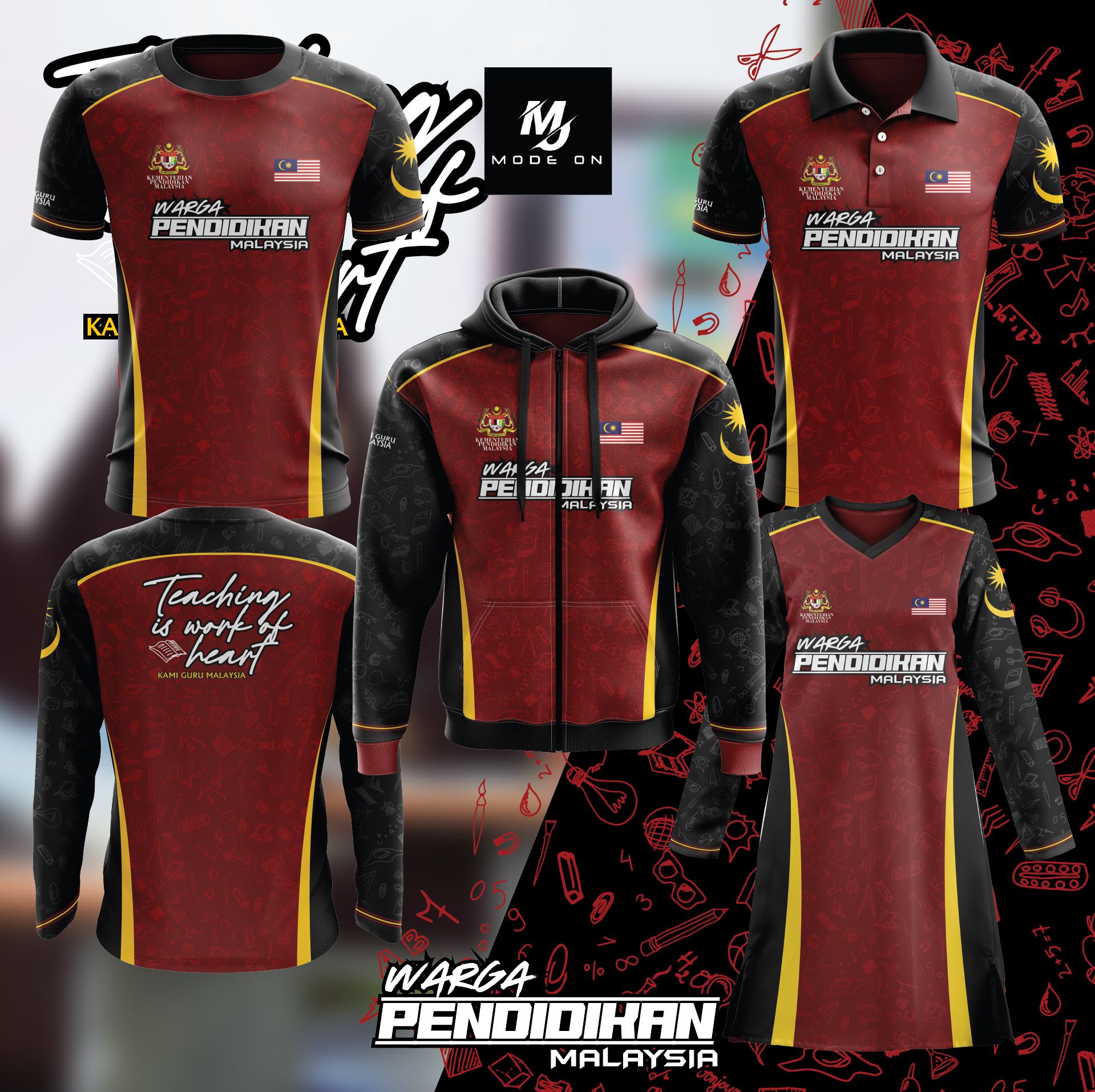 Limited Edition Pendidikan Malaysia Jersey and Jacket