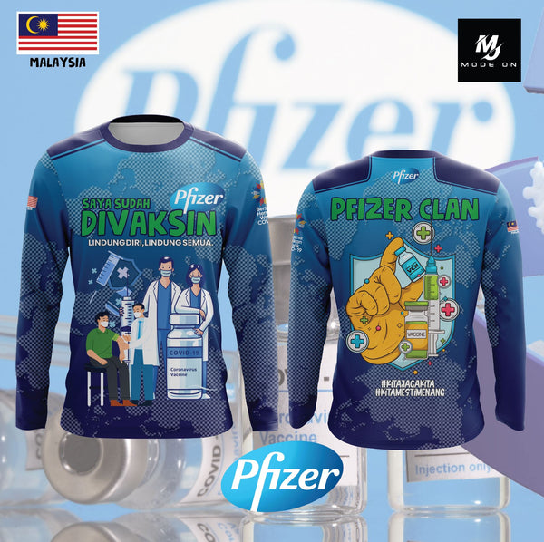 Limited Edition Vaksin Pfizer Jersey and Jacket #03