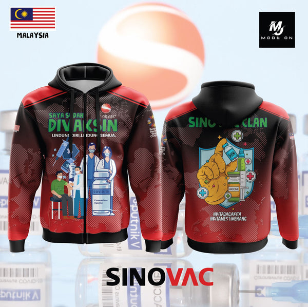 Limited Edition Vaksin Sinovac Jersey and Jacket #04