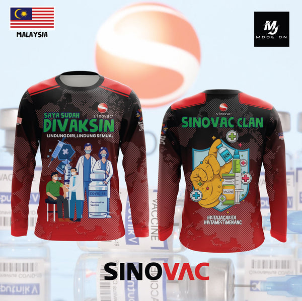 Limited Edition Vaksin Sinovac Jersey and Jacket #04