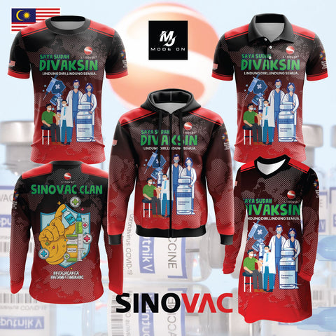 Limited Edition Vaksin Sinovac Jersey and Jacket #04