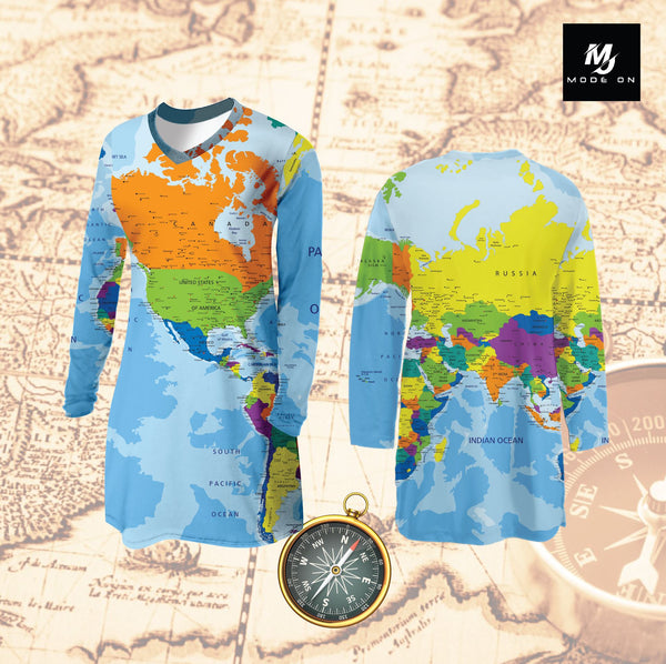 Limited Edition World MAP Jersey and Jacket #01