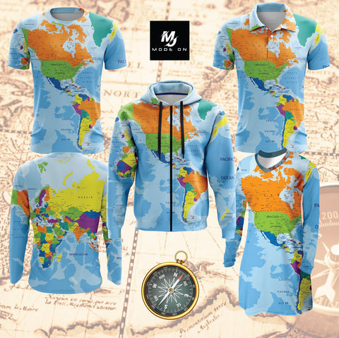 Limited Edition World MAP Jersey and Jacket #01